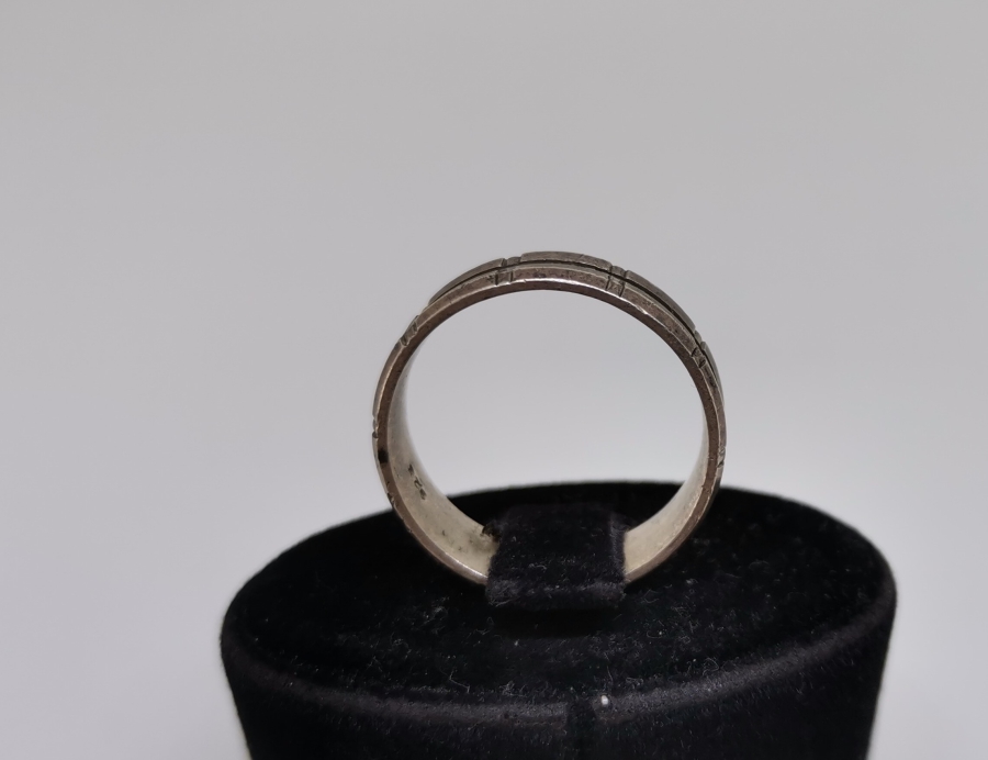 KABARTMA İŞÇİLİKLİ GÜMÜŞ ALYANS