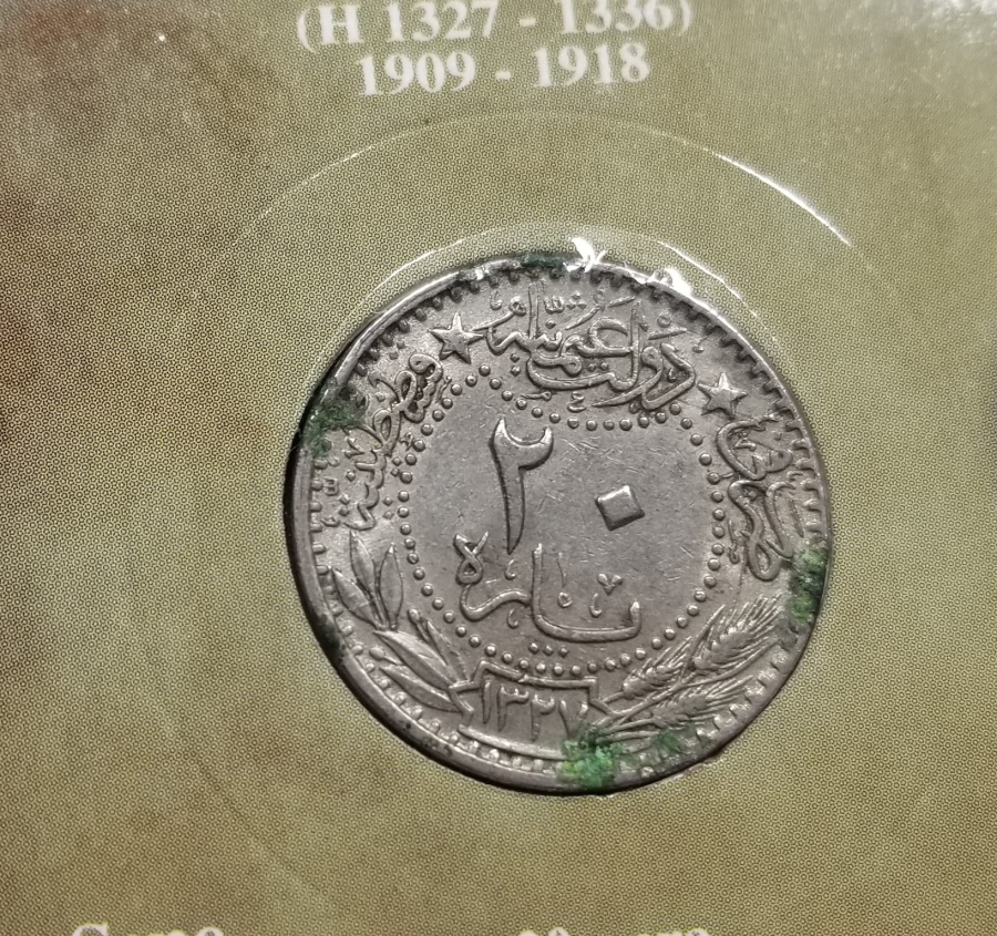 MEHMET REŞAT HAN DÖNEMİ KOLEKSİYONLUK NİKEL 20 PARA