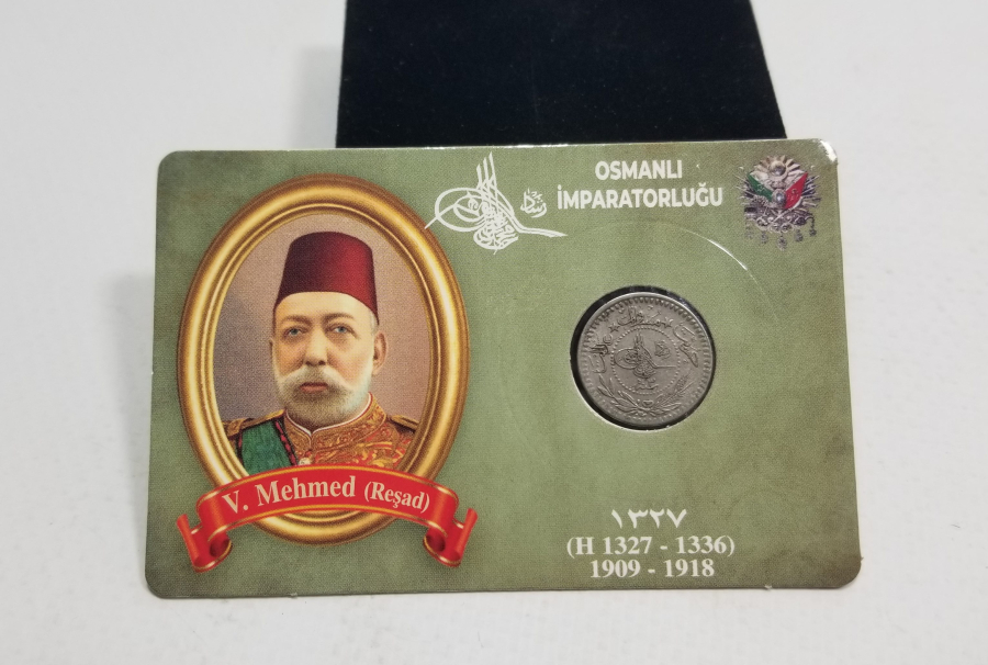 MEHMET REŞAT HAN DÖNEMİ KOLEKSİYONLUK NİKEL 5 PARA