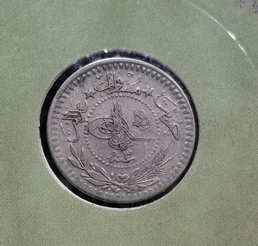 MEHMET REŞAT HAN DÖNEMİ KOLEKSİYONLUK NİKEL 5 PARA