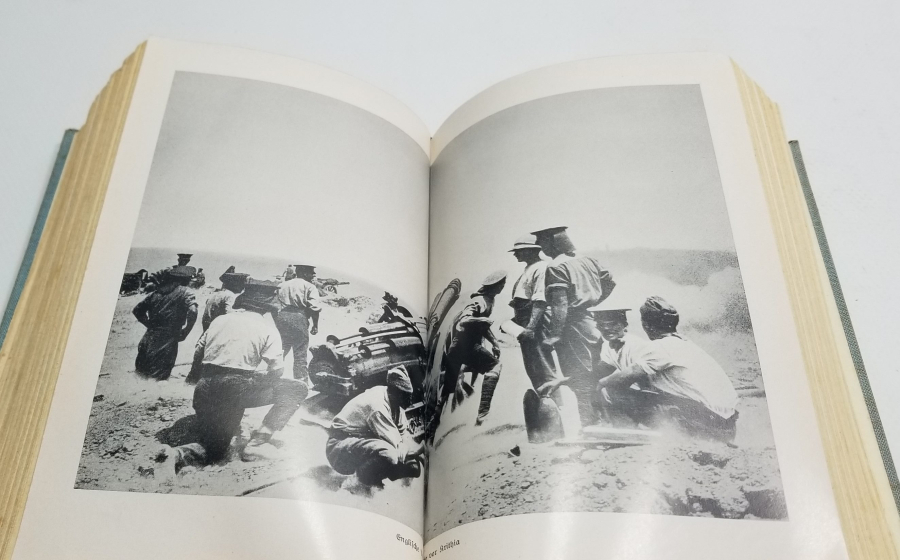 1. DÜNYA SAVAŞI DÖNEMİ İÇİ GRAVÜRLÜ ÇANAKKALE CEPHESİ KONULU ALMAN BASKISI KİTAP