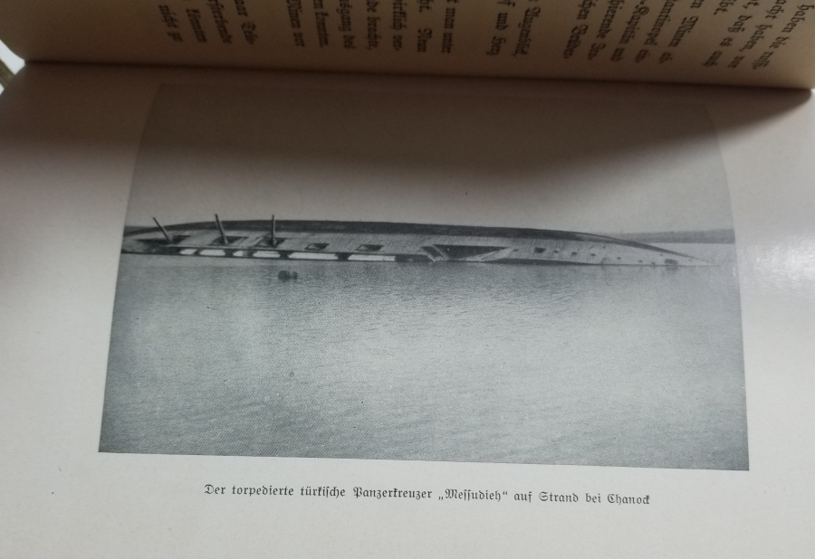 1. DÜNYA SAVAŞI DÖNEMİ İÇİ GRAVÜRLÜ ÇANAKKALE CEPHESİ KONULU ALMAN BASKISI KİTAP