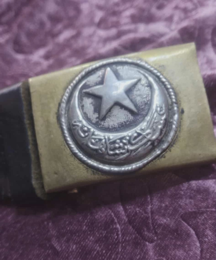 OSMANLI DÖNEMİ ASAKİR-İ ŞAHANE YAZILI 1. DÜNYA SAVAŞI DÖNEMİ ASKER KEMERİ - PALASKASI