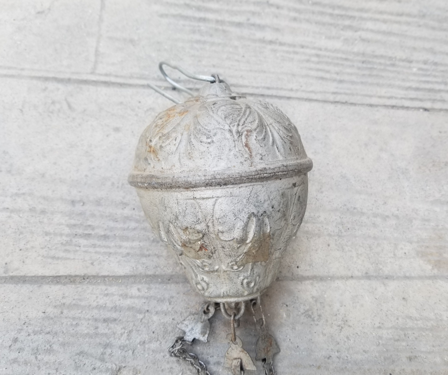 KABARTMA İŞÇİLİKLİ OSMANLI DÖNEMİ KANDİL AVİZESİ