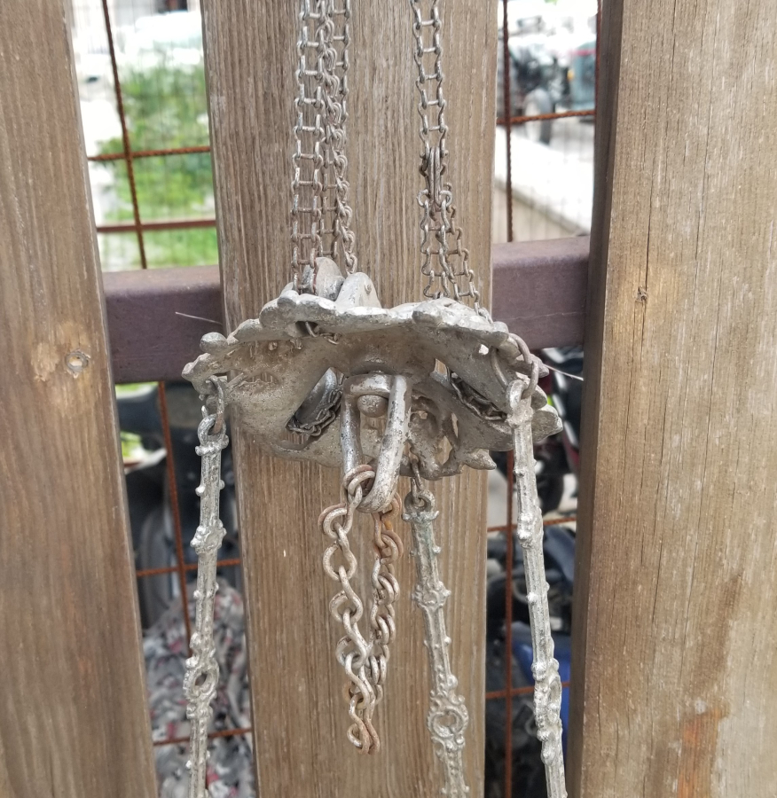 KABARTMA İŞÇİLİKLİ OSMANLI DÖNEMİ KANDİL AVİZESİ