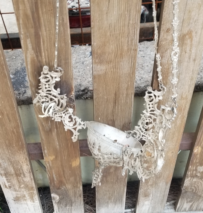 KABARTMA İŞÇİLİKLİ OSMANLI DÖNEMİ KANDİL AVİZESİ