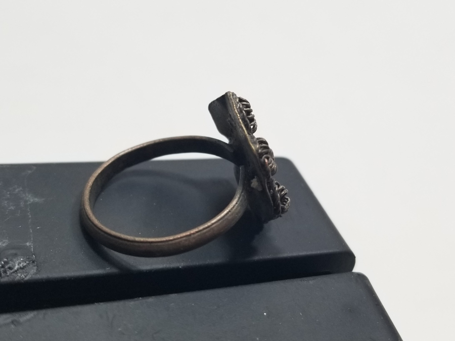 YOKLUK DÖNEMİ EL İŞİ ANTİKA YÜZÜK