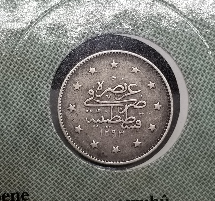 SULTAN ABDÜLHAMİD DÖNEMİ GÜMÜŞ 2 KURUŞ MECİDİYE