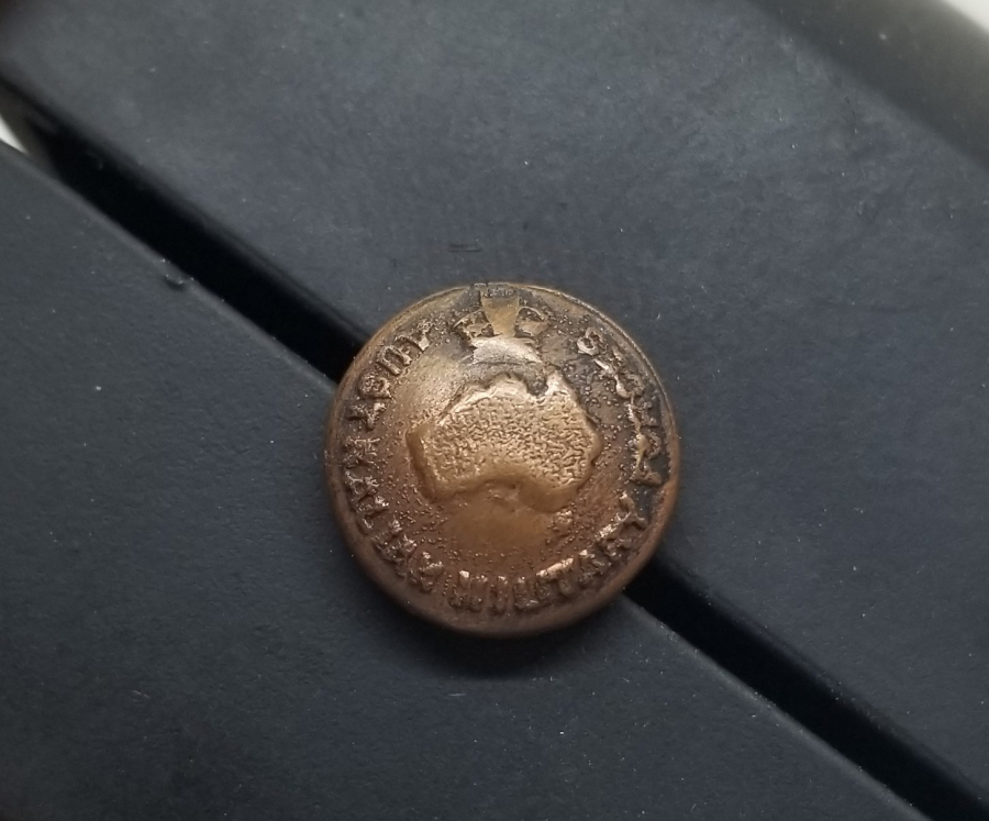 1. DÜNYA SAVAŞI DÖNEMİ NADİR ANZAK SUBAY DÜĞMESİ