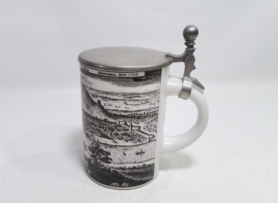 ANTİKA PORSELEN ALMAN BİRA BARDAĞI