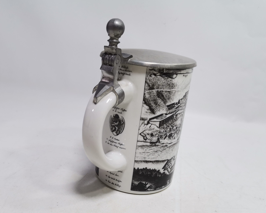 ANTİKA PORSELEN ALMAN BİRA BARDAĞI