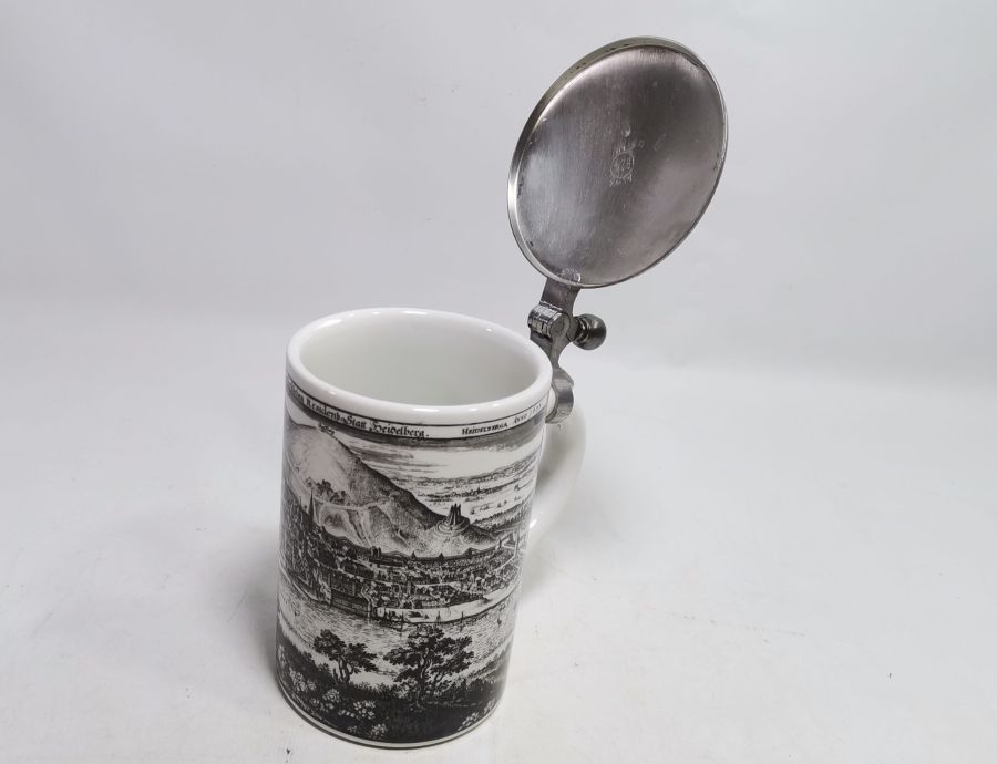 ANTİKA PORSELEN ALMAN BİRA BARDAĞI