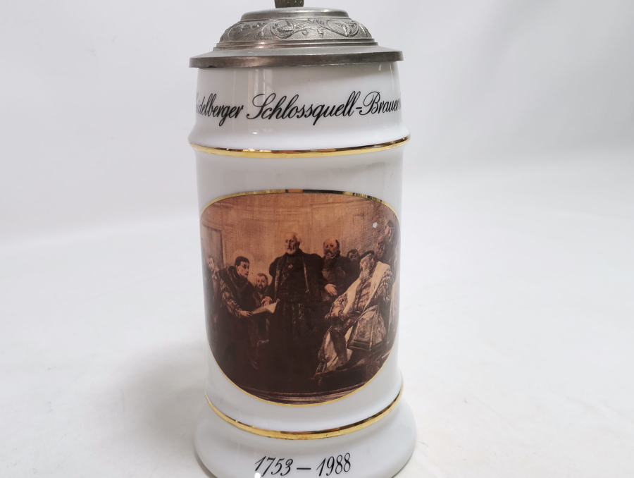 ANTİKA PORSELEN TANKART - BİRA BARDAĞI