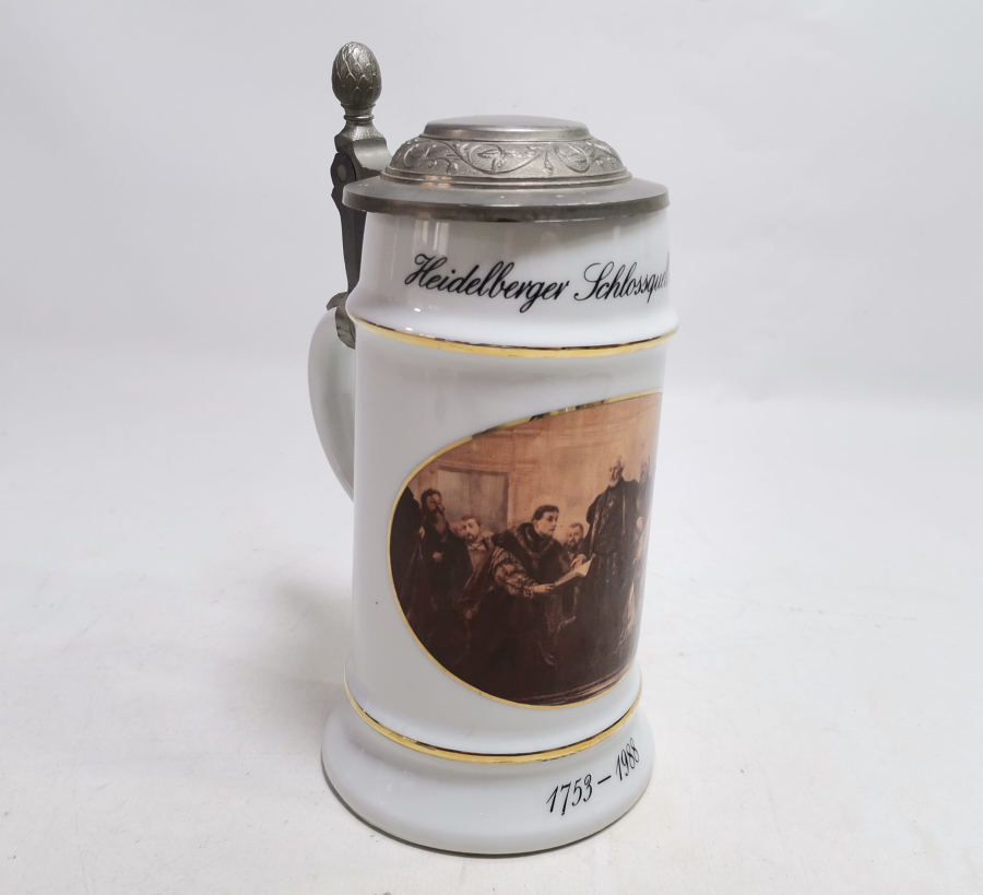 ANTİKA PORSELEN TANKART - BİRA BARDAĞI