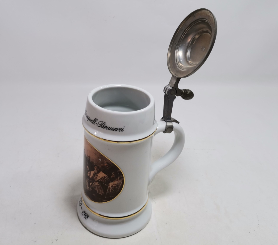 ANTİKA PORSELEN TANKART - BİRA BARDAĞI