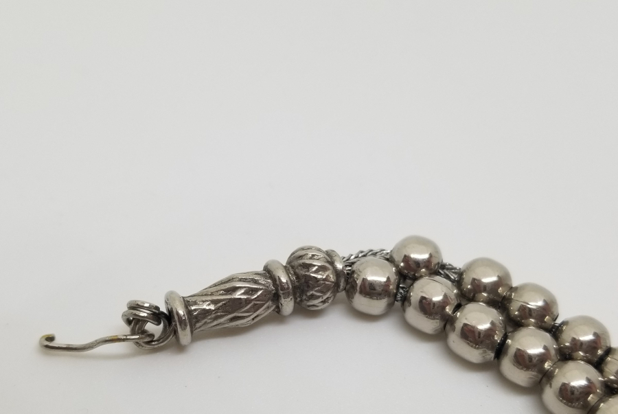 GÜMÜŞ KAPLAMA ANTİKA 33LÜ TESPİH