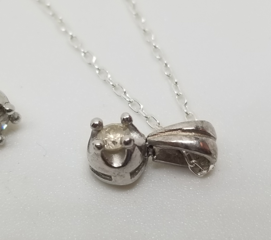 PIRLANTA TAŞLI KOLYE KÜPE TAKIMI