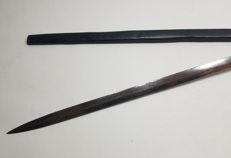 OSMANLI DÖNEMİ ALLAH BİZİMLE YAZILI NADİR BOYDA TOPÇU KILICI - TOPÇU SUBAYI'NIN SON SAVUNMA KILICI