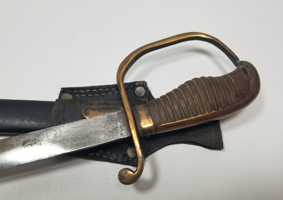 OSMANLI DÖNEMİ ALLAH BİZİMLE YAZILI NADİR BOYDA TOPÇU KILICI - TOPÇU SUBAYI'NIN SON SAVUNMA KILICI