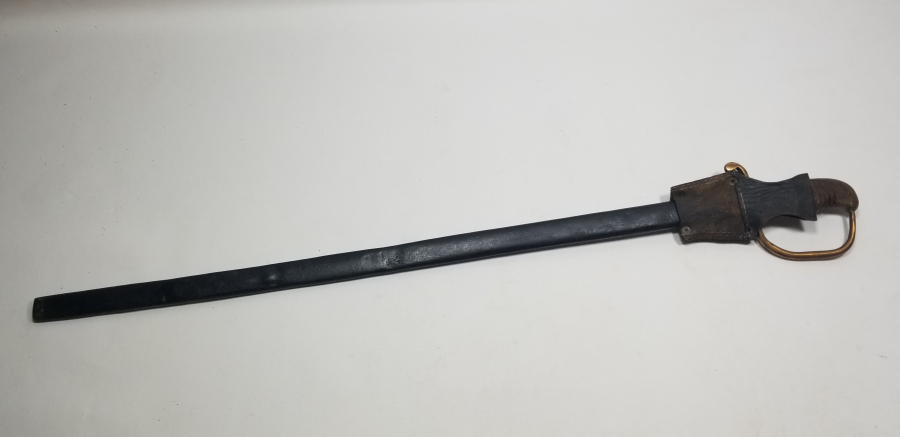 OSMANLI DÖNEMİ ALLAH BİZİMLE YAZILI NADİR BOYDA TOPÇU KILICI - TOPÇU SUBAYI'NIN SON SAVUNMA KILICI