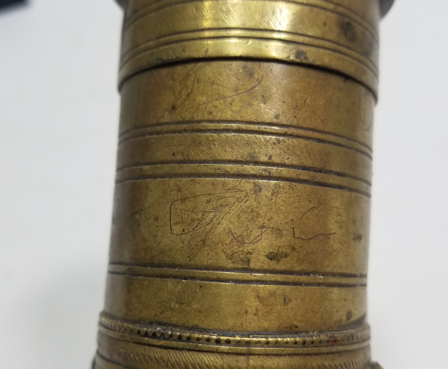 ÜZERİ OSMANLICA YAZILI OSMANLI DÖNEMİ KAHVE DEĞİRMENİ