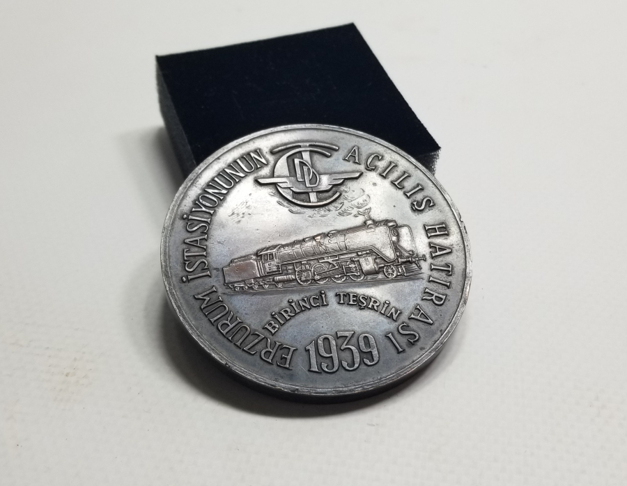 1939 ERZURUM İSTASYONUNUN AÇILIŞI HATIRASI MADALYONU