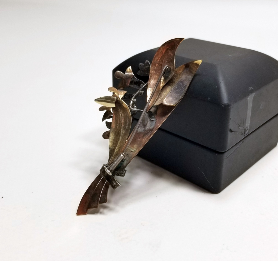 OSMANLI DÖNEMİ ELMAS TAŞLI ALTIN BROŞ