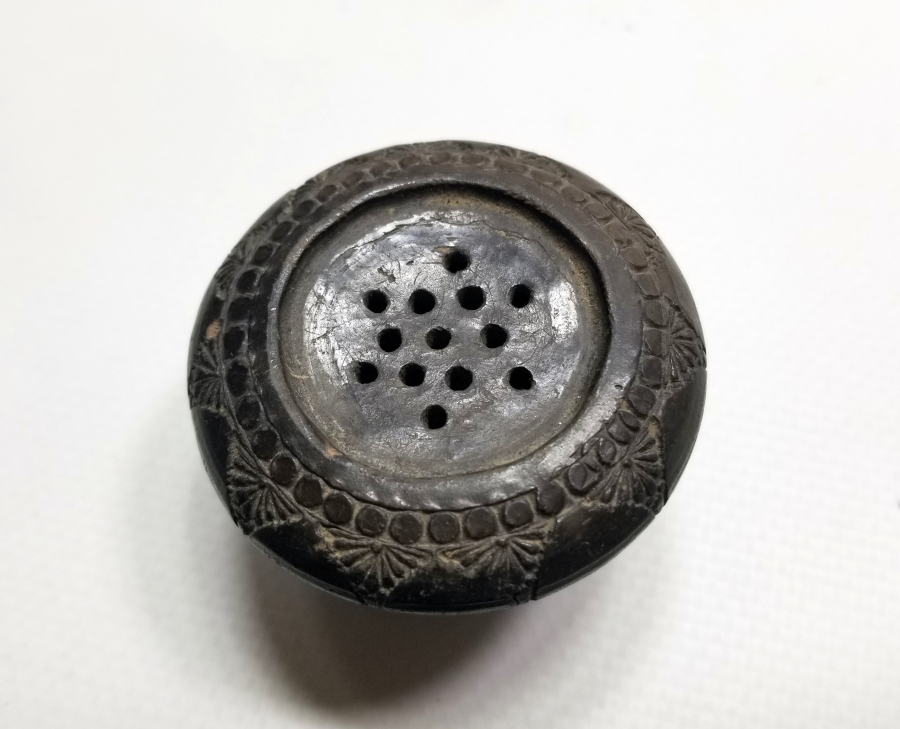 OSMANLI DÖNEMİ TOPHANE YAPIMI ÇOK NADİR TOPRAK TUĞRAKEŞ RIHDANI - FERMAN RIHDANI