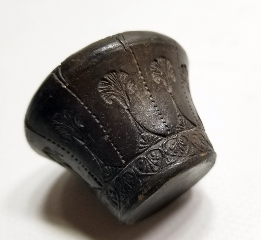 OSMANLI DÖNEMİ TOPHANE YAPIMI ÇOK NADİR TOPRAK TUĞRAKEŞ RIHDANI - FERMAN RIHDANI