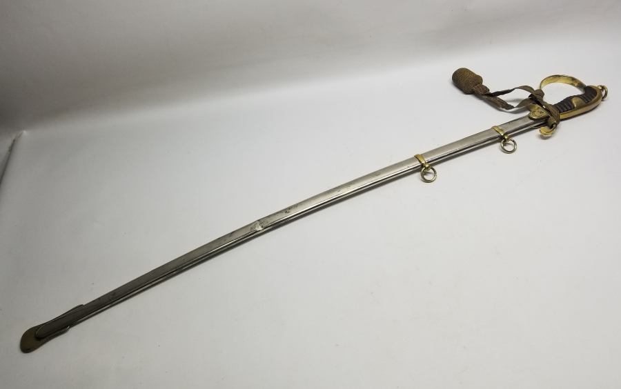 KIRKOR M. NARLIAN CONSTANTINOPLE YAZILI NADİR OSMANLI SUBAY KILICI