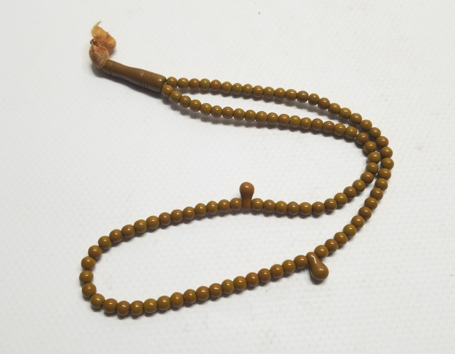 ORİJİNAL PÜSKÜLÜYLE OSMANLI DÖNEMİ BEYKOZ NAMAZ TESPİHİ