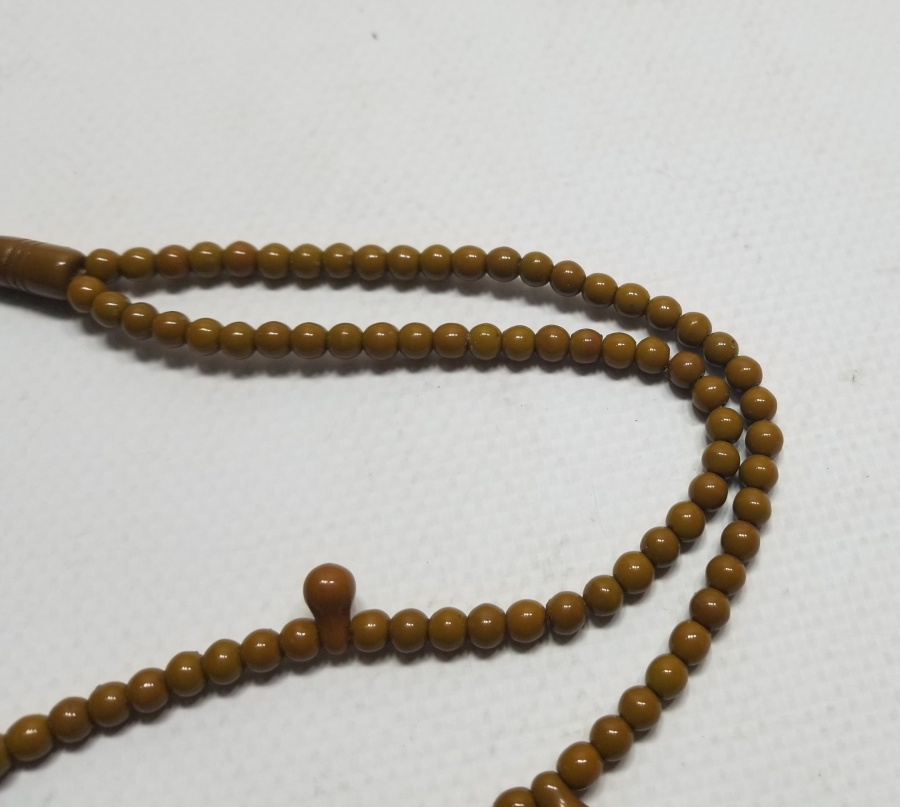 ORİJİNAL PÜSKÜLÜYLE OSMANLI DÖNEMİ BEYKOZ NAMAZ TESPİHİ