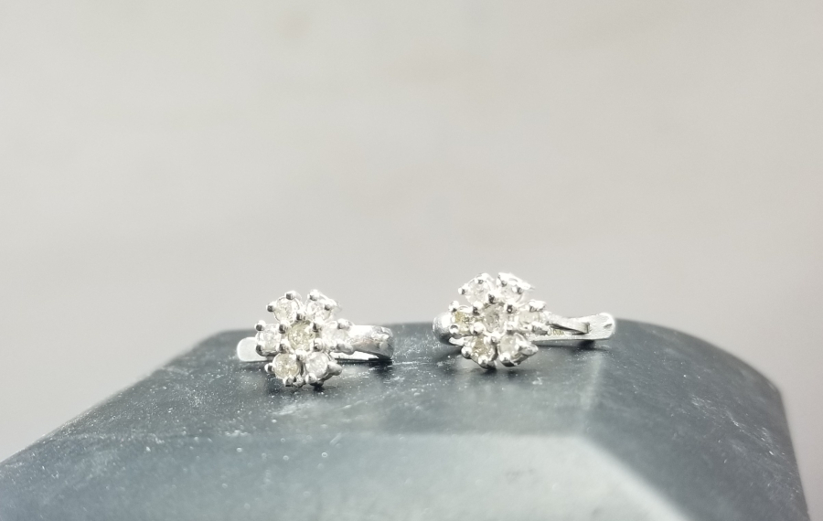 ÖZEL YAPIM PIRLANTA TAŞLI KÜPE