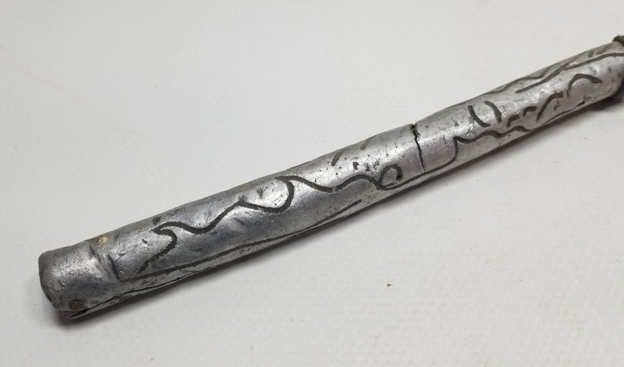 SAPINDA OSMANLICA SAHİBİNİN ADININ YAZILI OLDUĞU OSMANLI DÖNEMİ ÇERKES AT KAMÇISI