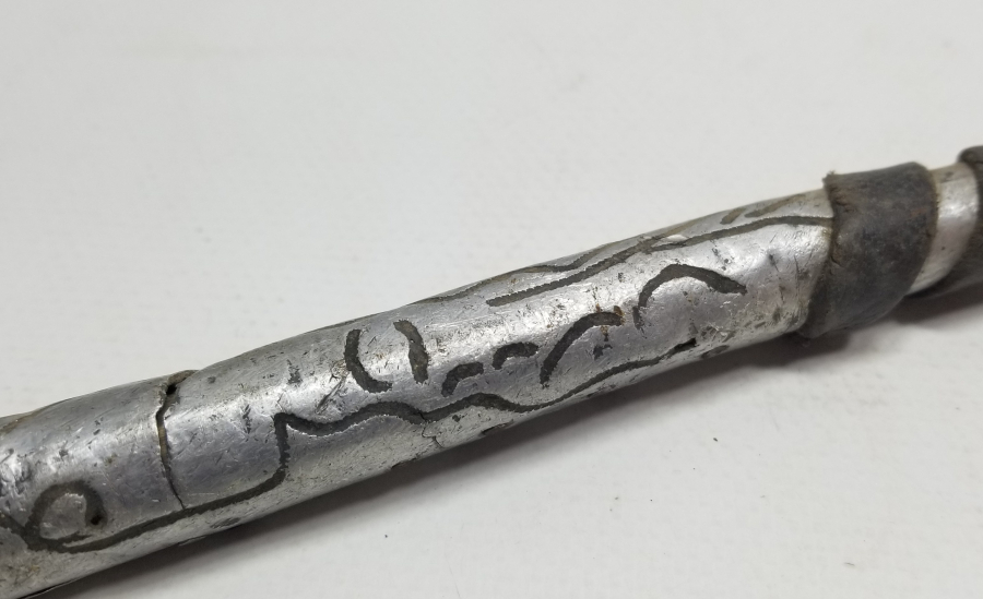 SAPINDA OSMANLICA SAHİBİNİN ADININ YAZILI OLDUĞU OSMANLI DÖNEMİ ÇERKES AT KAMÇISI