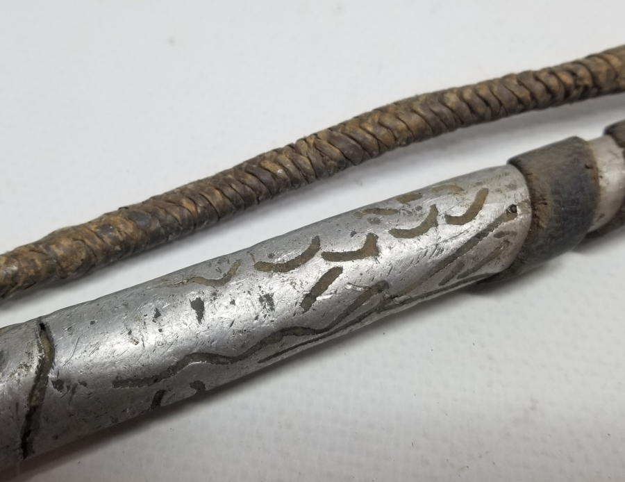 SAPINDA OSMANLICA SAHİBİNİN ADININ YAZILI OLDUĞU OSMANLI DÖNEMİ ÇERKES AT KAMÇISI