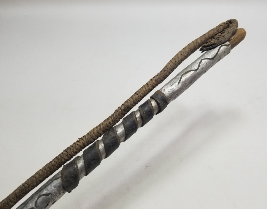 SAPINDA OSMANLICA SAHİBİNİN ADININ YAZILI OLDUĞU OSMANLI DÖNEMİ ÇERKES AT KAMÇISI