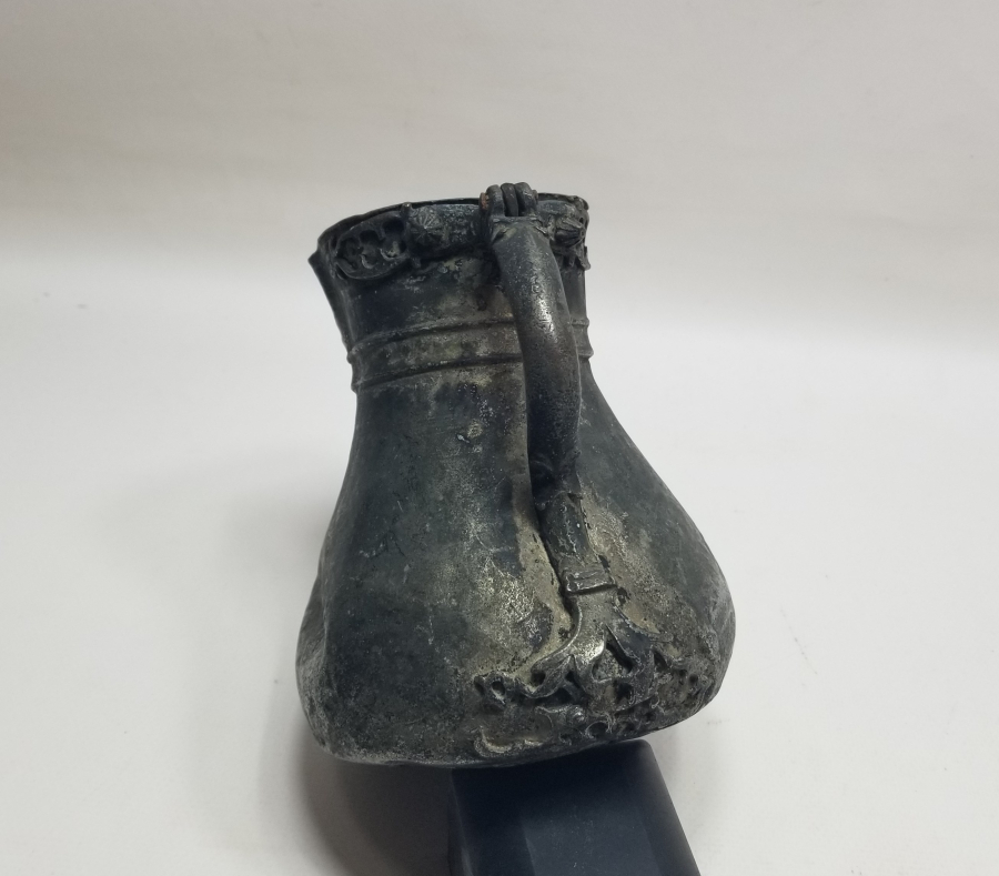 ÜZERİ ÇİFT USTA DAMGALI EDİRNE YAPIMI ÇOK NADİR BAKIR KAHVEDAN