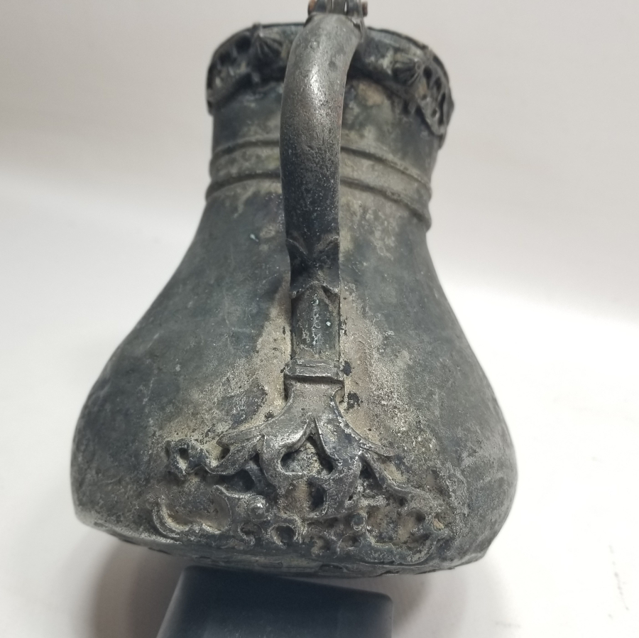 ÜZERİ ÇİFT USTA DAMGALI EDİRNE YAPIMI ÇOK NADİR BAKIR KAHVEDAN