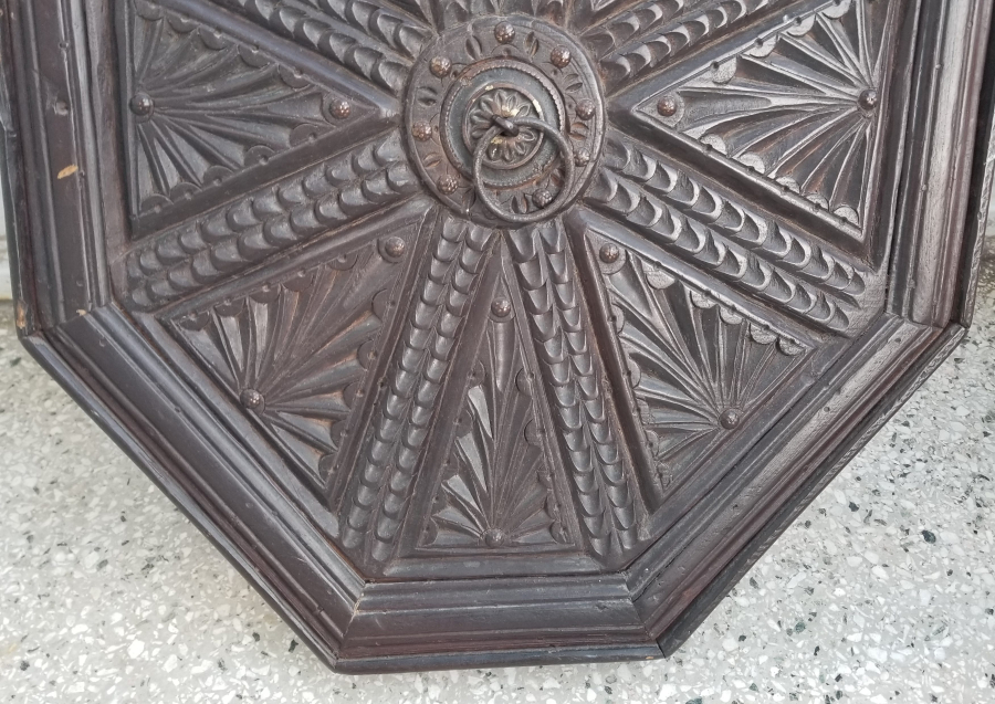 EL OYMA İŞÇİLİKLİ VE METAL APLİKLİ OSMANLI DÖNEMİ TEKKE İŞİ NADİR TAVAN GÖBEĞİ