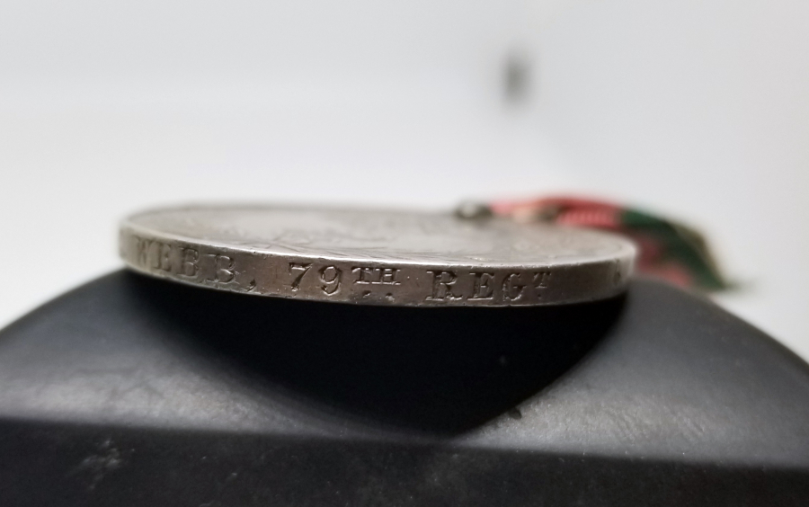 ORİJİNAL KURDELASIYLA OSMANLI TİPİ GÜMÜŞ KIRIM MADALYASI