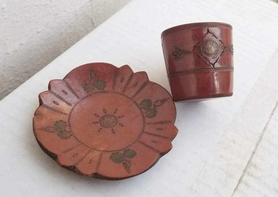 OSMANLI DÖNEMİ TUĞRALI NADİR TOPHANE KAHVE FİNCANI TAKIMI