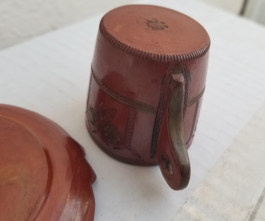 OSMANLI DÖNEMİ TUĞRALI NADİR TOPHANE KAHVE FİNCANI TAKIMI