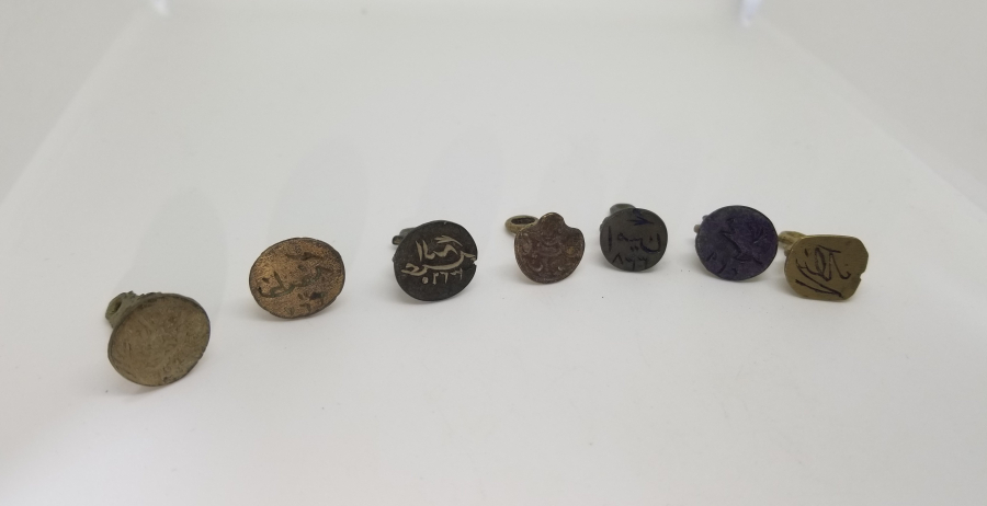 OSMANLICA YAZILI OSMANLI DÖNEMİ ŞAHIS MÜHÜRLERİ LOTU