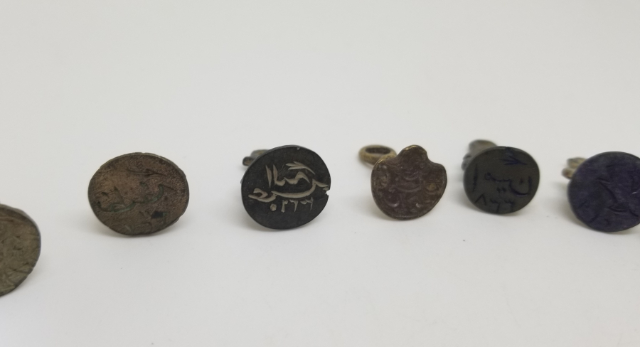 OSMANLICA YAZILI OSMANLI DÖNEMİ ŞAHIS MÜHÜRLERİ LOTU