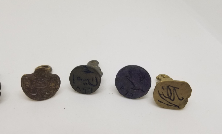 OSMANLICA YAZILI OSMANLI DÖNEMİ ŞAHIS MÜHÜRLERİ LOTU