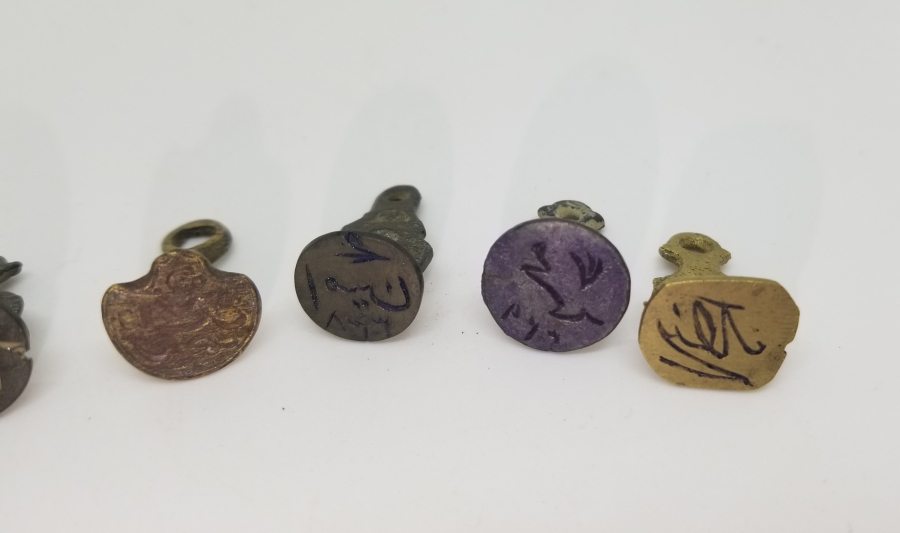 OSMANLICA YAZILI OSMANLI DÖNEMİ ŞAHIS MÜHÜRLERİ LOTU