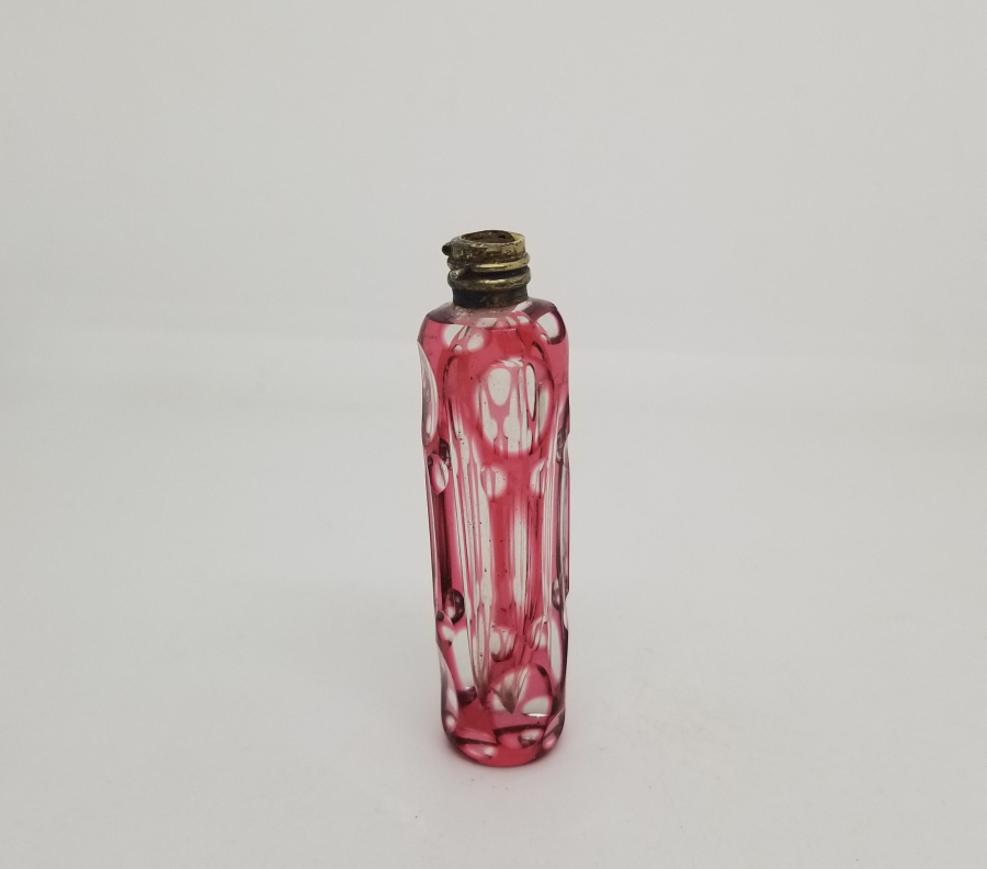 KRİSTAL KESME İŞÇİLİKLİ OSMANLI DÖNEMİ NADİR PARFÜM ŞİŞESİ