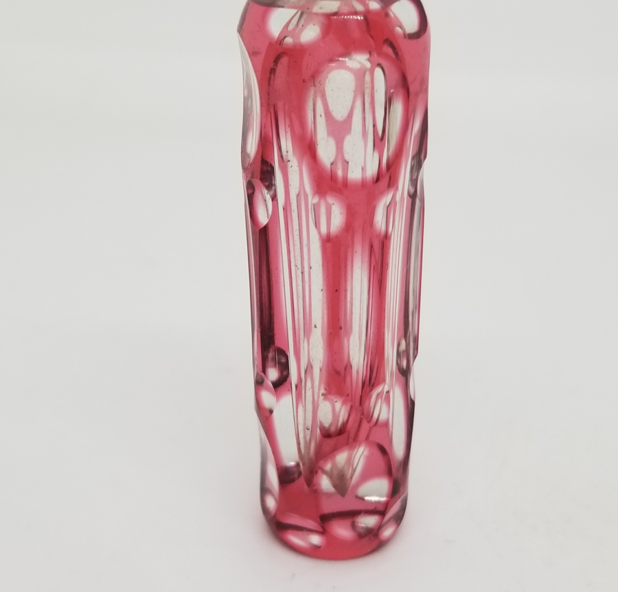 KRİSTAL KESME İŞÇİLİKLİ OSMANLI DÖNEMİ NADİR PARFÜM ŞİŞESİ