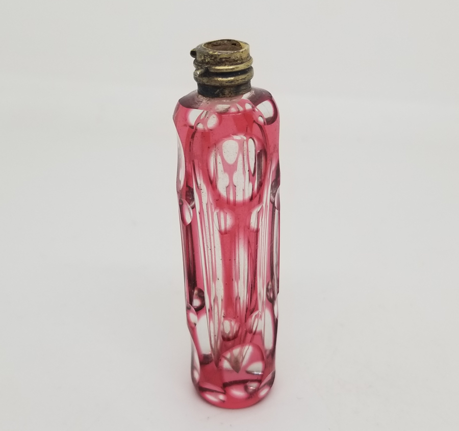 KRİSTAL KESME İŞÇİLİKLİ OSMANLI DÖNEMİ NADİR PARFÜM ŞİŞESİ